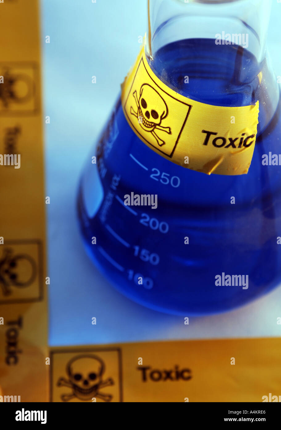 a flask of toxic Poison chemicals Stock Photo Alamy