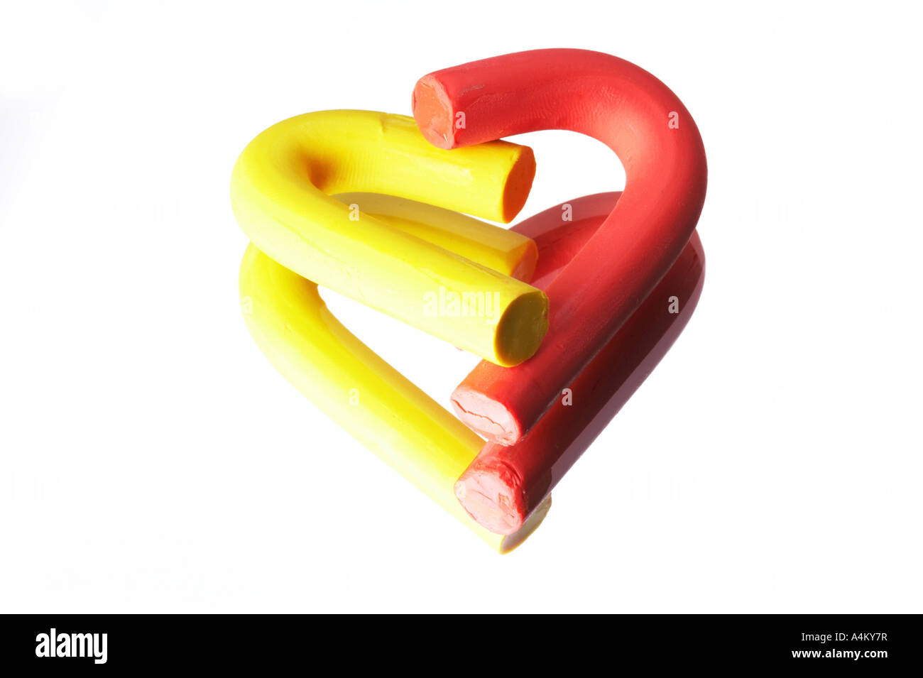 Heard made of Plasticine, Stock Photo
