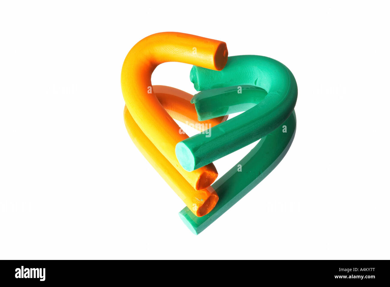 Heard made of Plasticine, Stock Photo