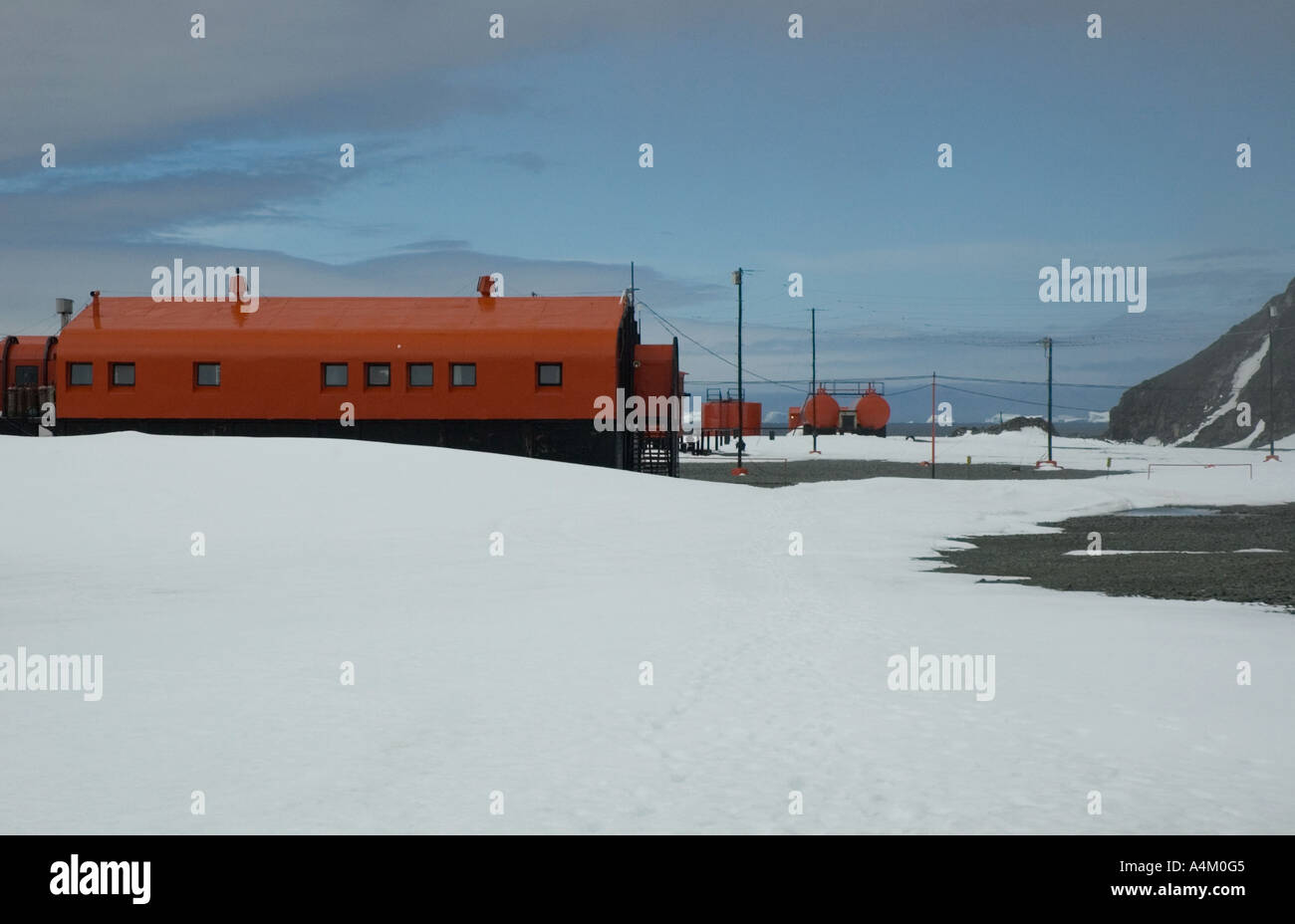 Argentinian Orcadas Base at Orkney Antarctica Stock Photo Alamy