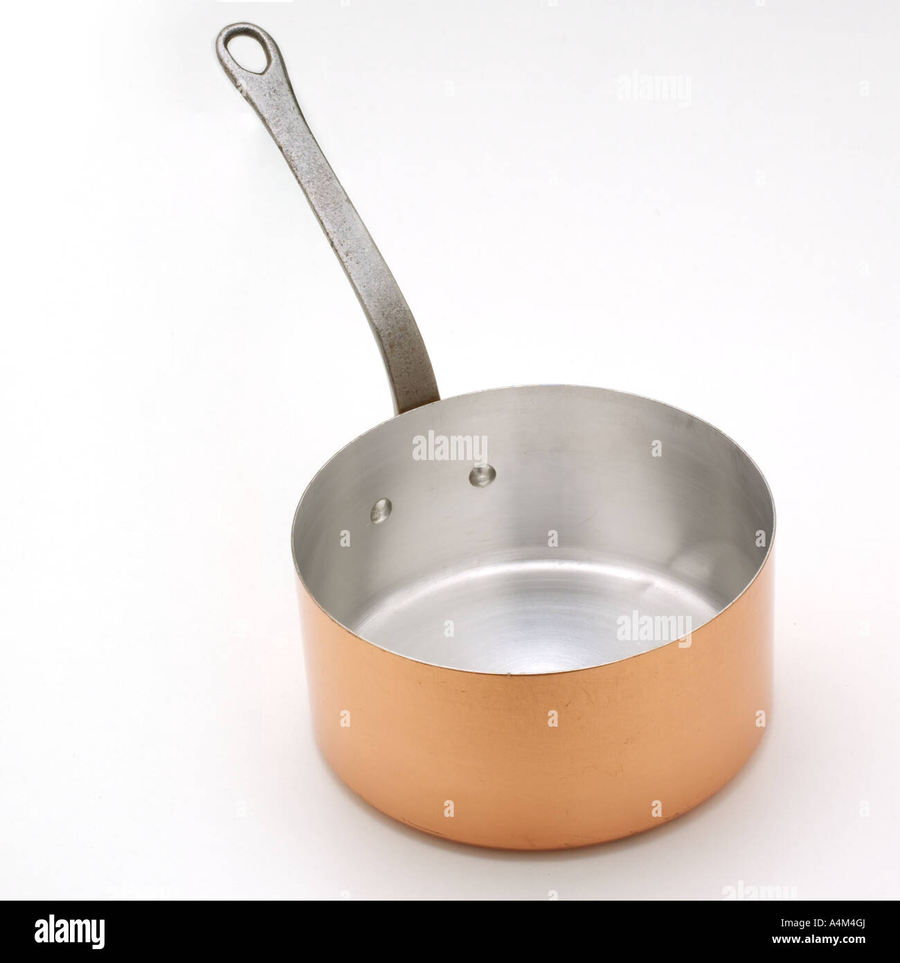 Mexicano copper pan Stock Photo