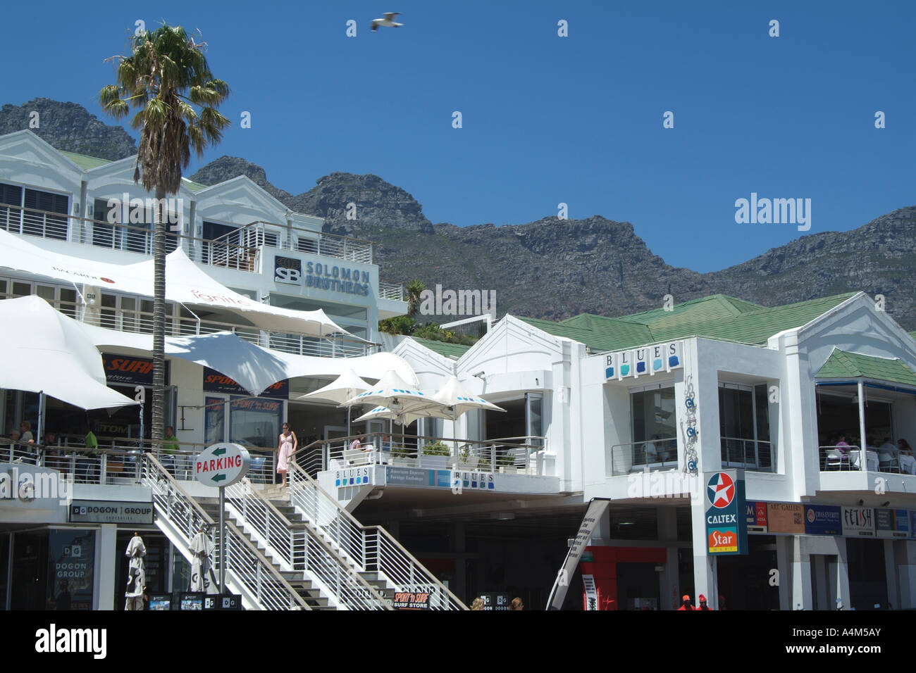 Camps Bay resort. Cape Town South Africa. The famous Blues restaurant Stock  Photo - Alamy