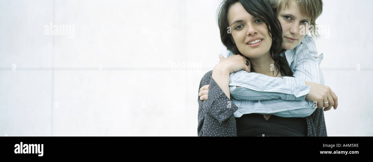 Young couple embracing Stock Photo