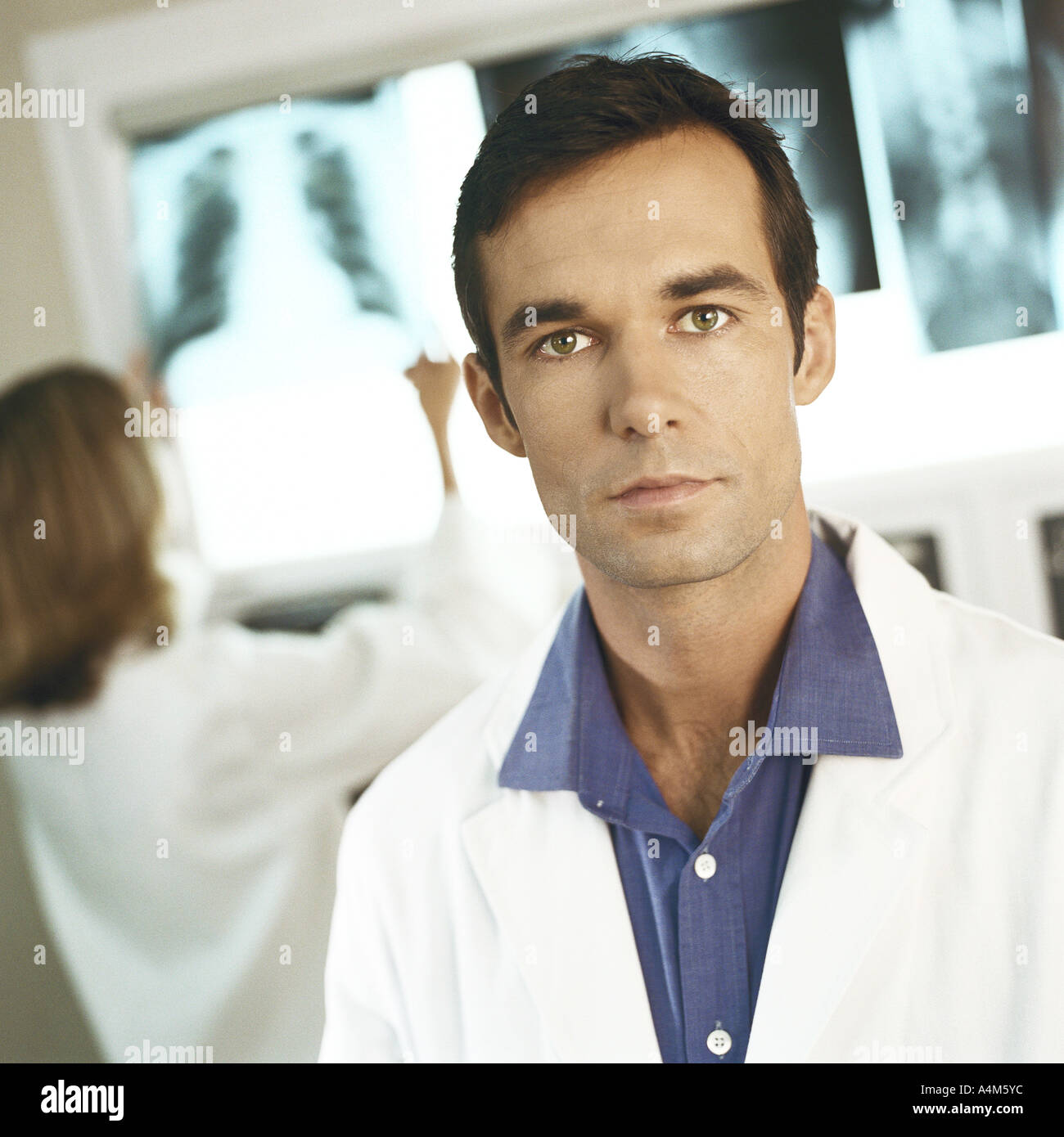 Doctors in xray lab Stock Photo Alamy