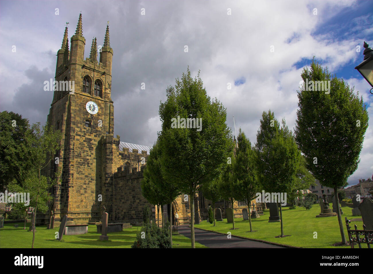 The 'Cathedral of the Peak', Tideswell, Peak District National Park, Derbyshire, England Stock Photo