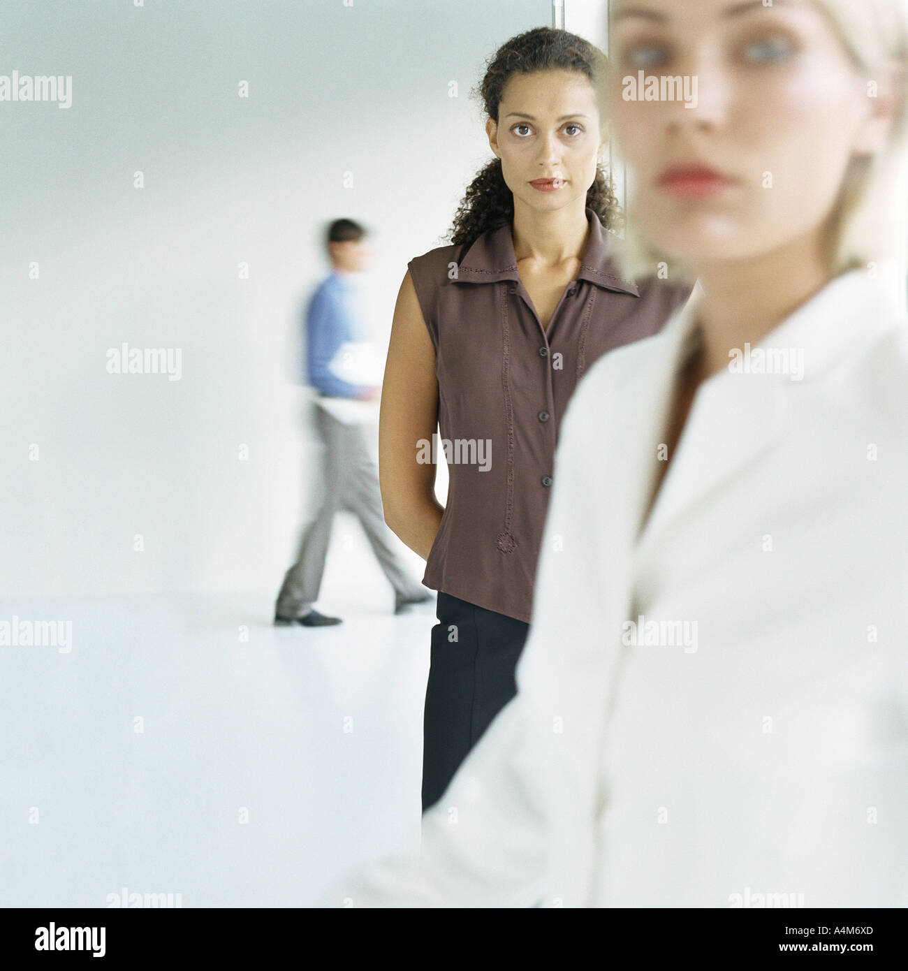 Businesspeople in workspace Stock Photo