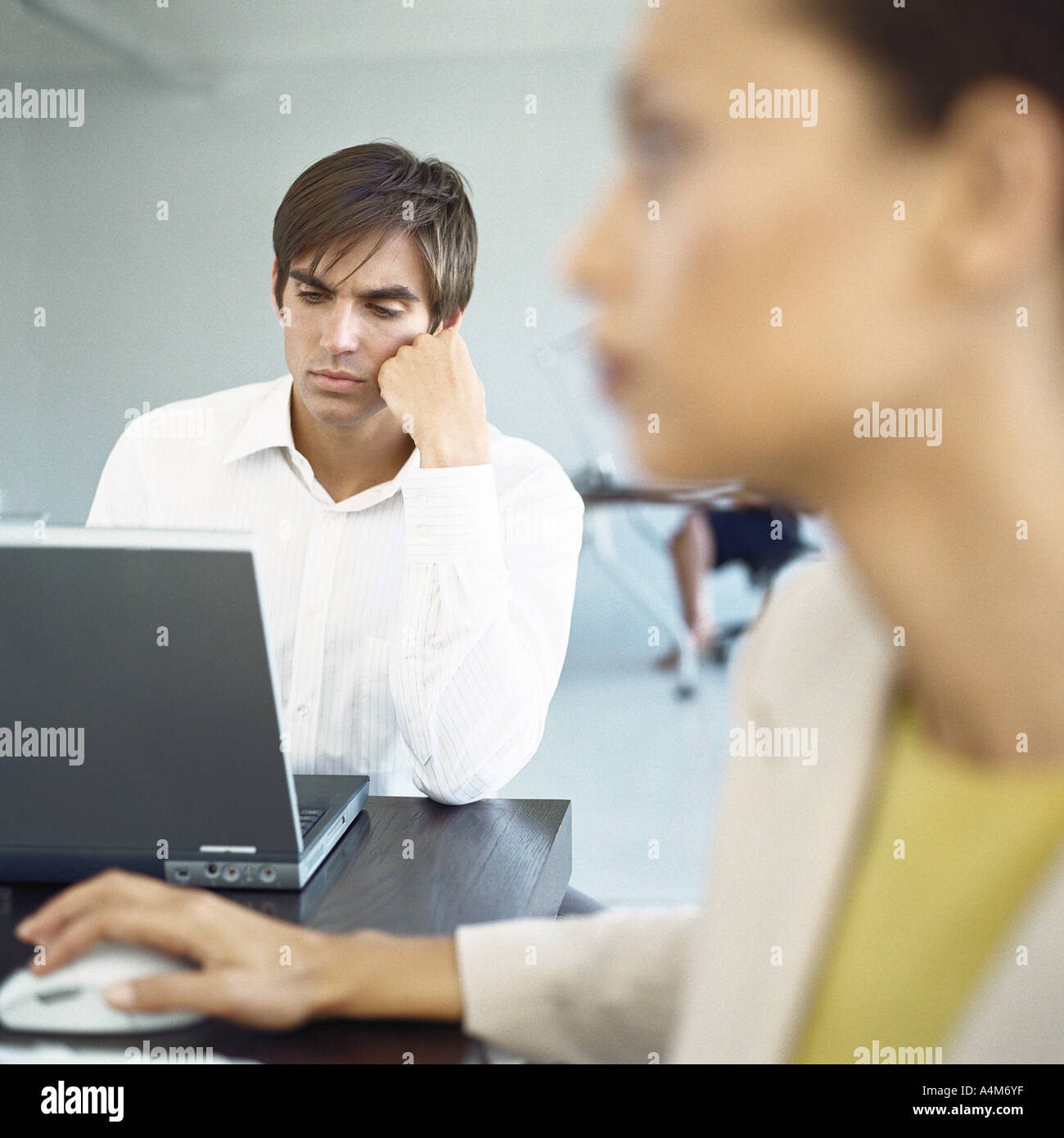 Businesspeople in office Stock Photo