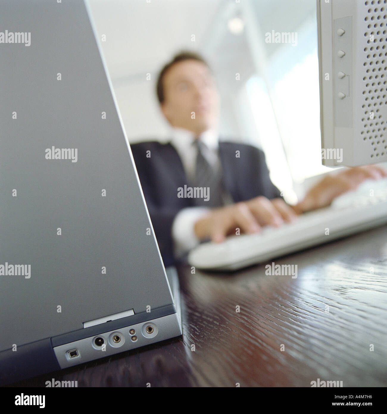 Businessman in office Stock Photo