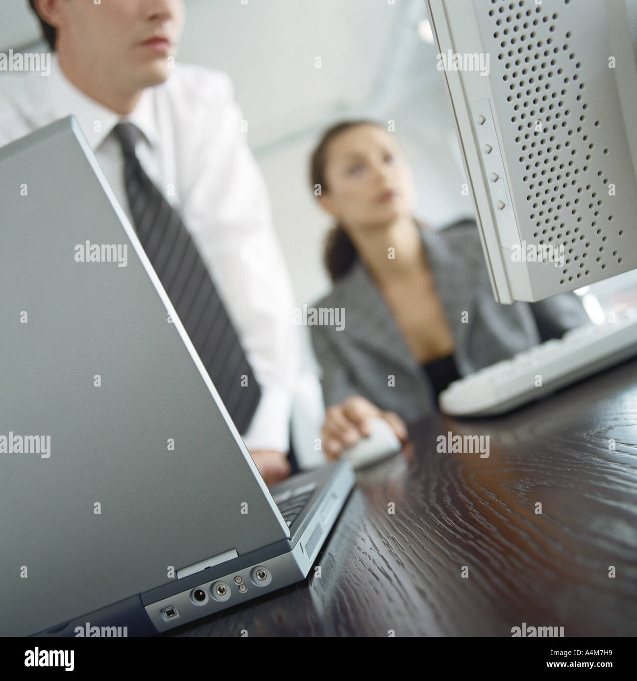 Businesspeople in office Stock Photo