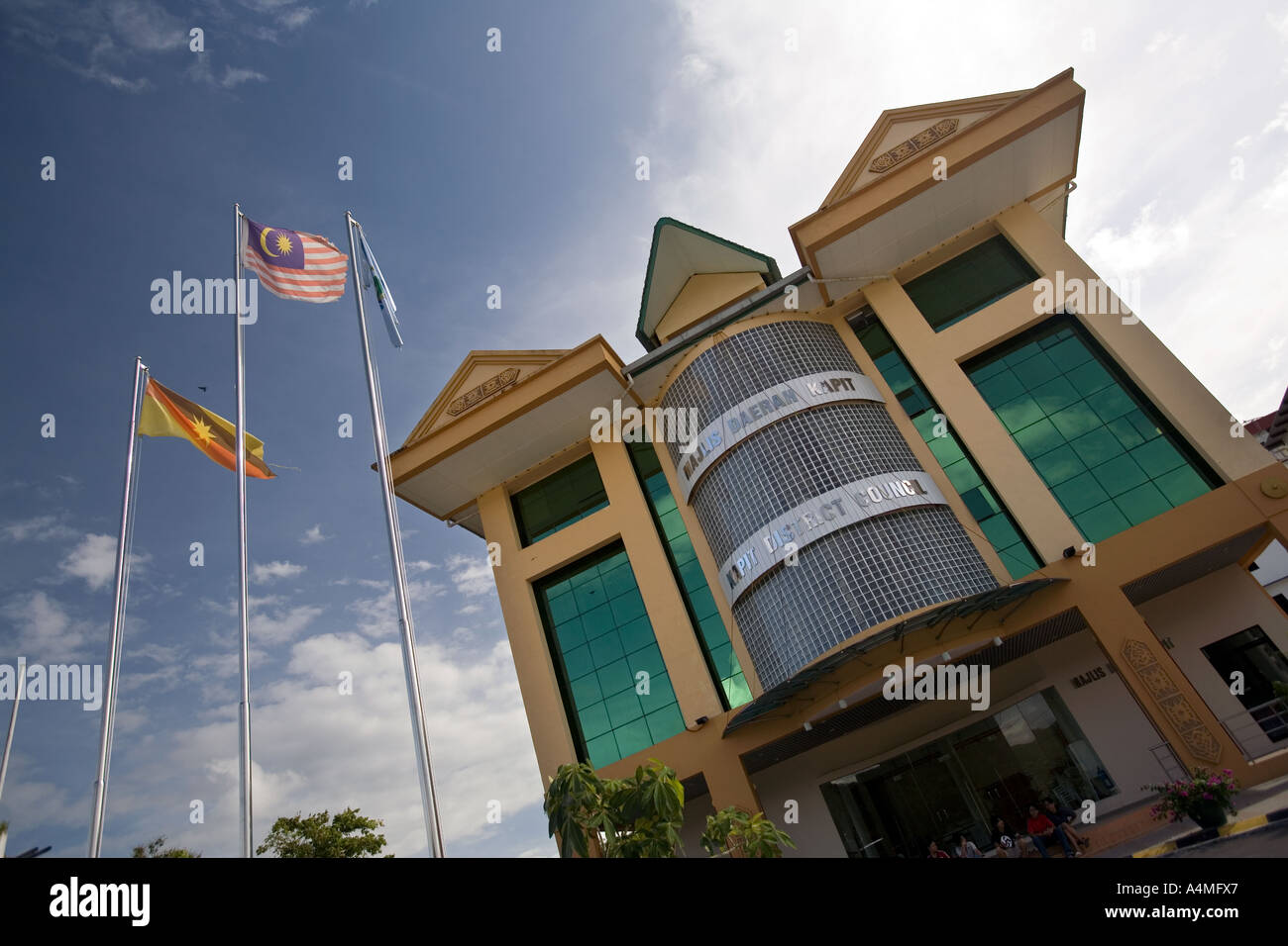 Malaysia Sarawak Kapit centre District Council building Stock Photo