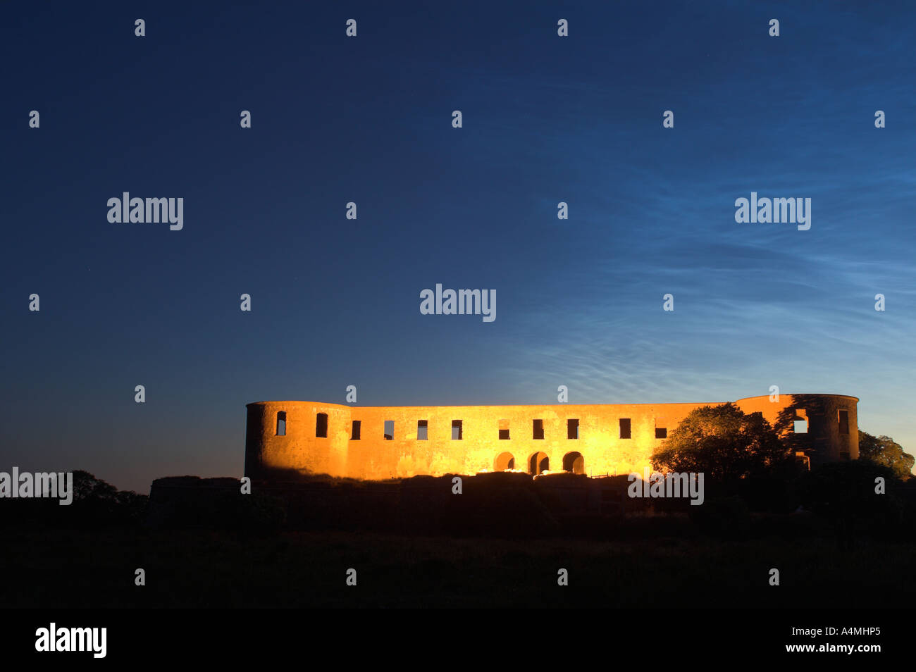 Borgholm castle, a top rated attraction and world class tourist destination in Sweden Stock Photo