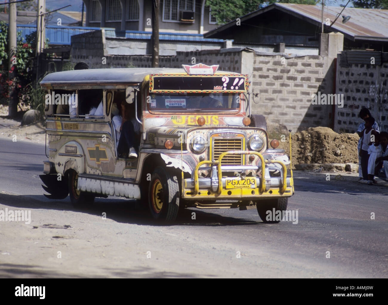 A Jeepney in Manila, Philippines Stock Photo Alamy
