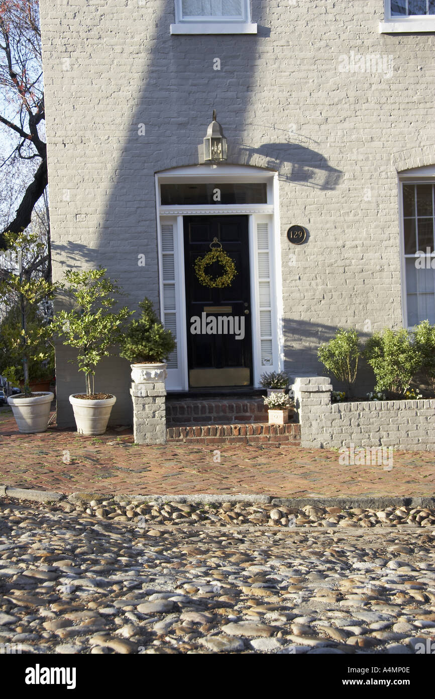 Captains row alexandria virginia usa hi-res stock photography and
