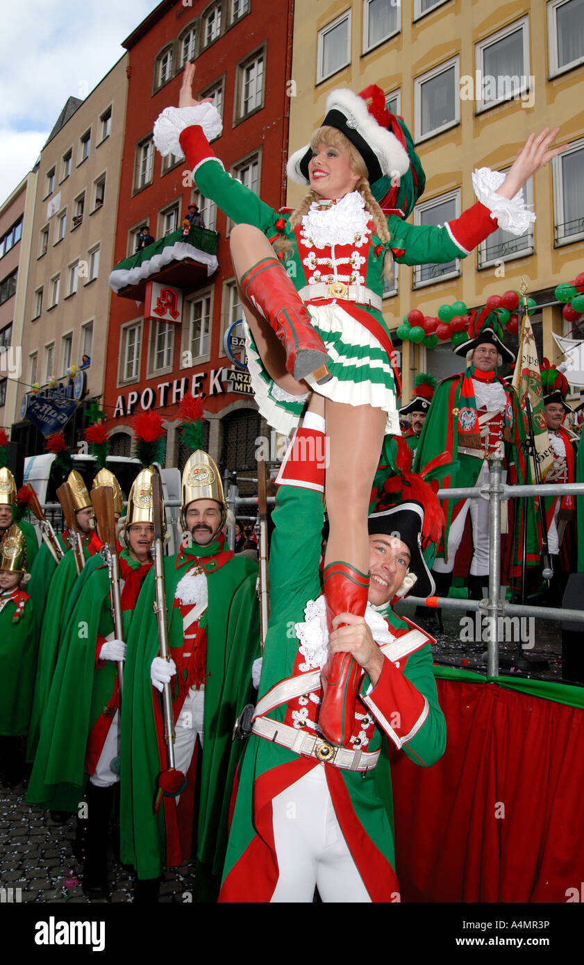 Carnival dancers in Cologne, Germany Stock Photo Alamy