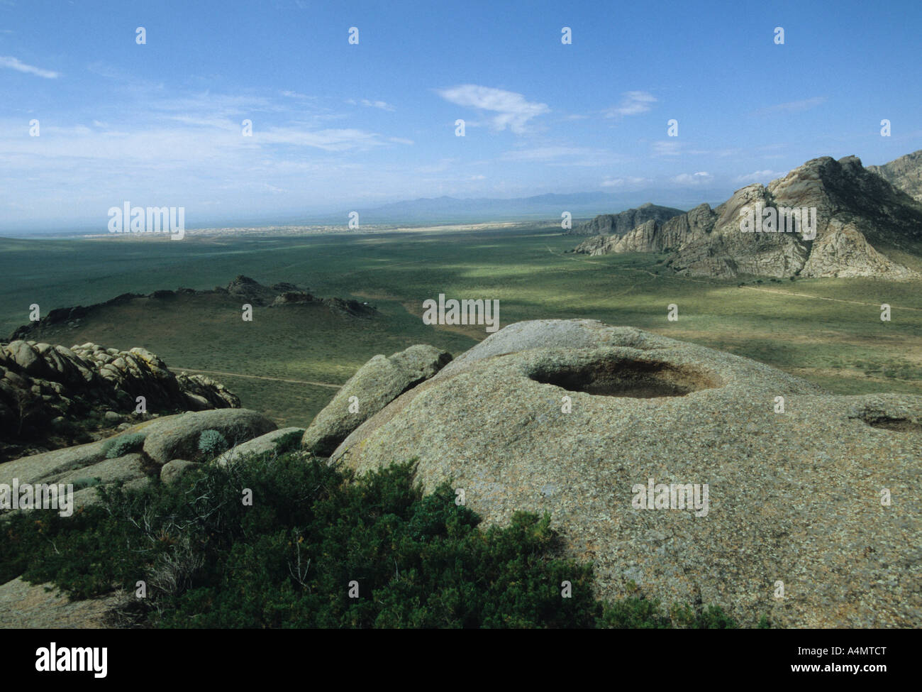 mongolia landscape Stock Photo