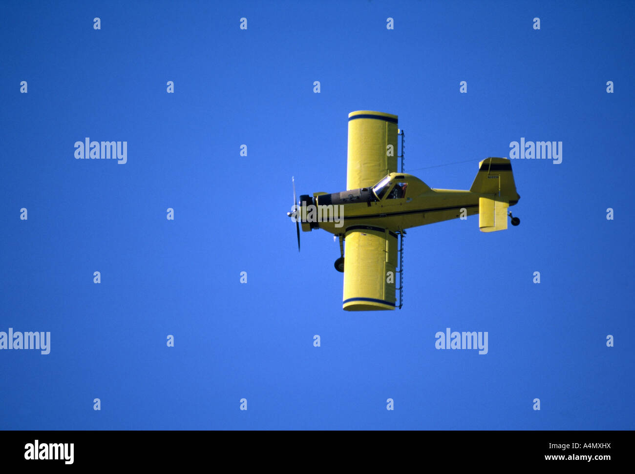 SPRAY PLANE (CROP DUSTER) / OKLAHOMA Stock Photo