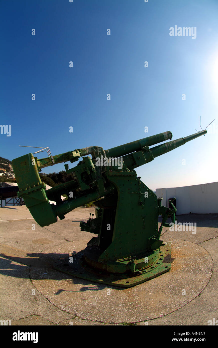 cannon gibraltar gun weapon firepower military Stock Photo