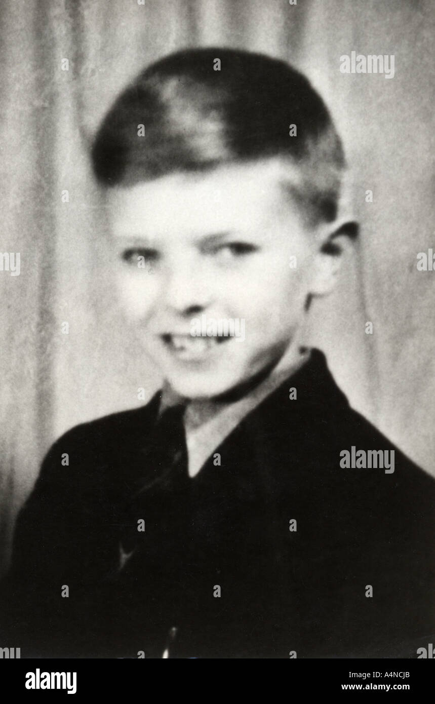 DAVID BOWIE at about seven years old Stock Photo