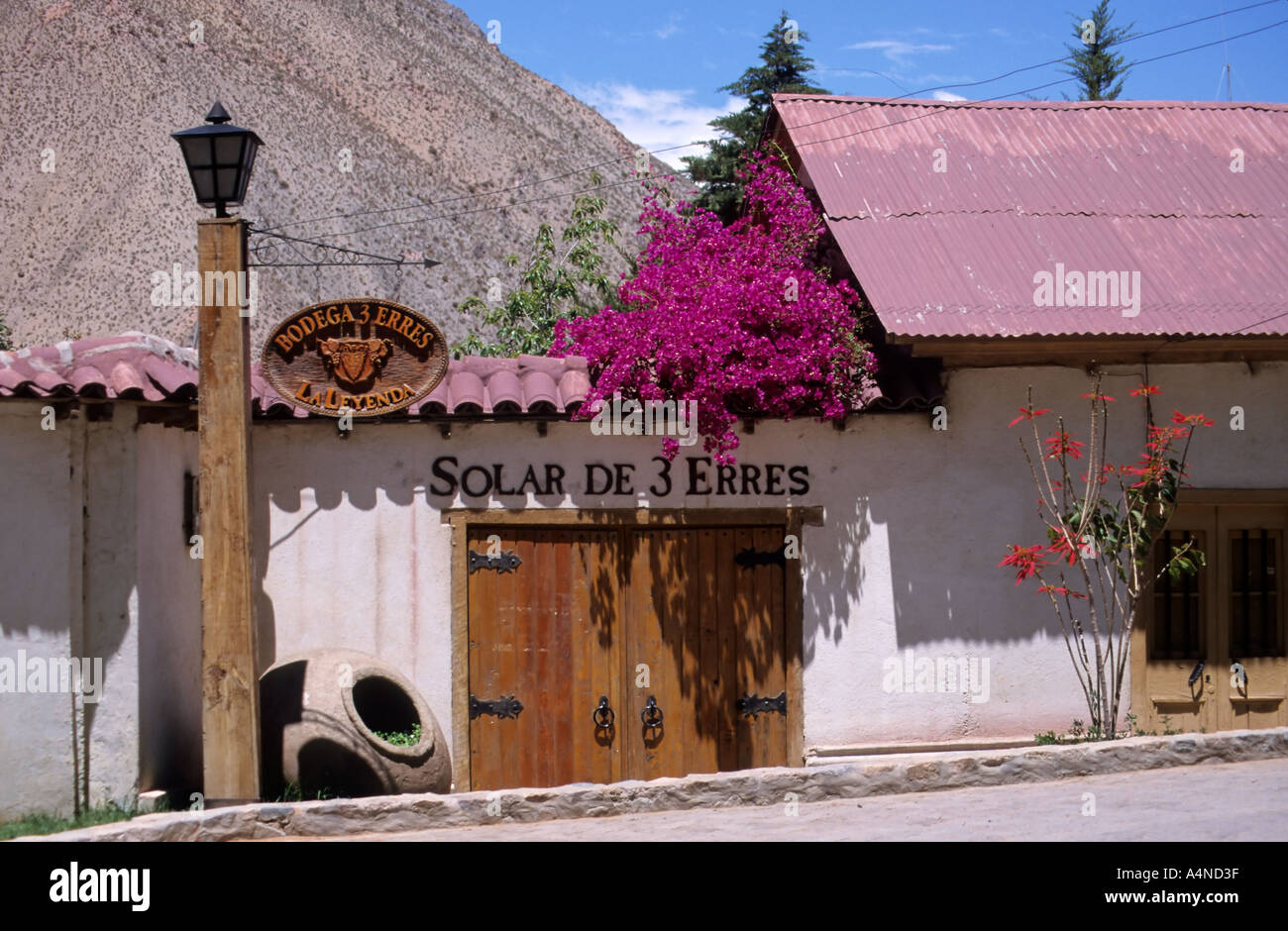 The 3 Erres Pisco distillary, Elqui Valley, Chile Stock Photo