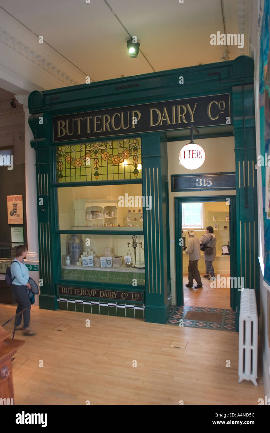 Model dairy Peoples Palace Museum Glasgow Scotland UK Stock Photo Alamy