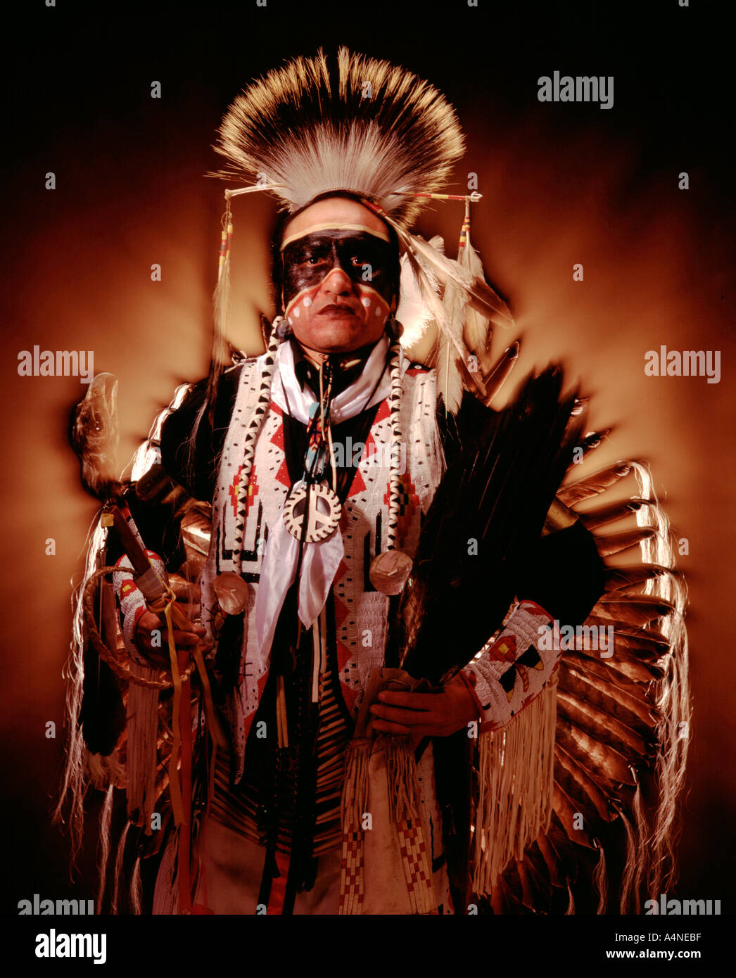 Native American Indian, lakota Sue warrior Stock Photo - Alamy