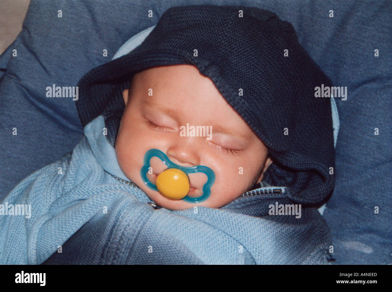 Baby boy sleeping dummy hi-res stock photography and images - Alamy