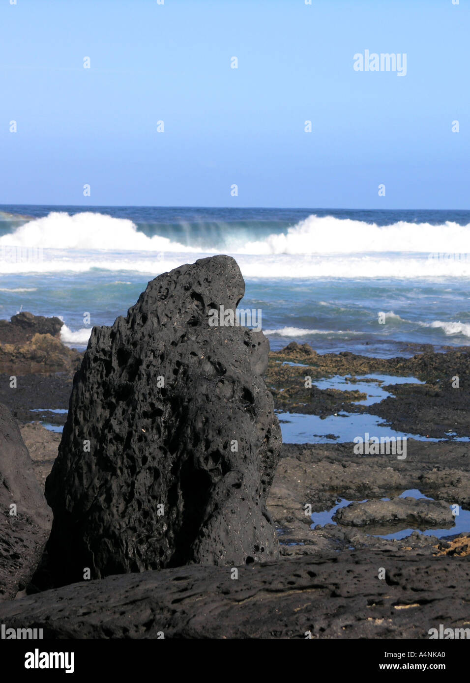 Lanaoise Rocks Lanzarote shoreline hi-res stock photography and images - Alamy