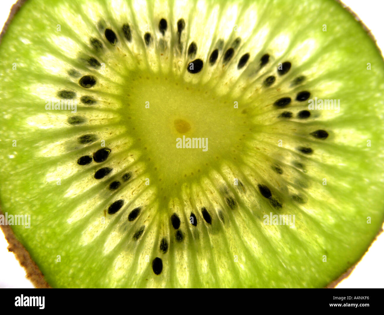 Fresh sliced exotic Kiwi fruit hearts shape Stock Photo - Alamy