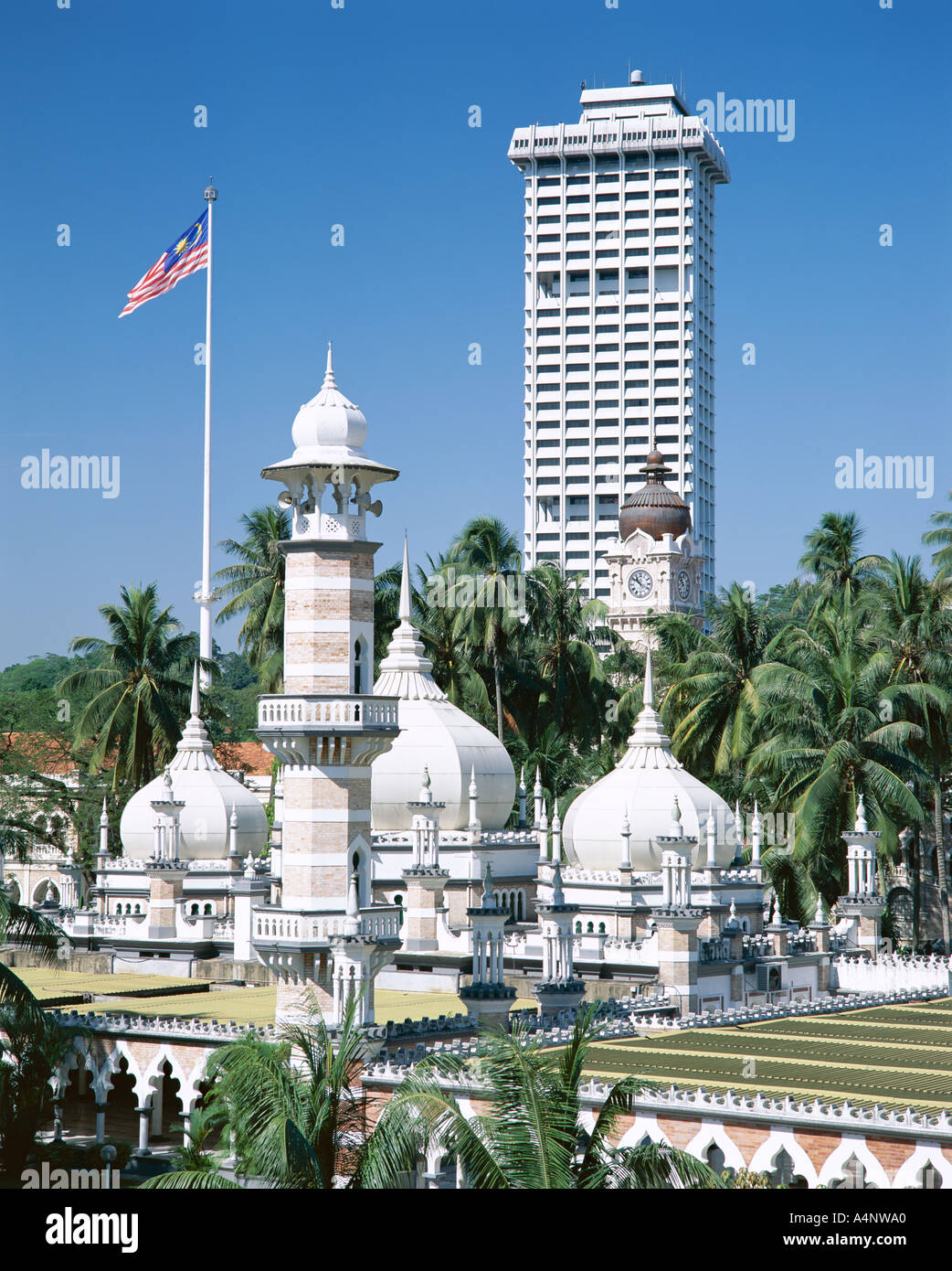 Exterior of the Masjid Jamek or Friday Mosque built in 1909 near Merdaka Square Kuala Lumpur Malaysia Southeast Asia Asia Stock Photo