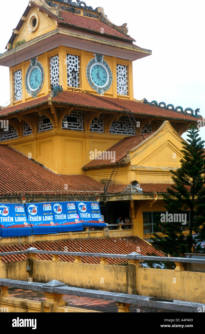 Time building architecture market covered clock tower tradition