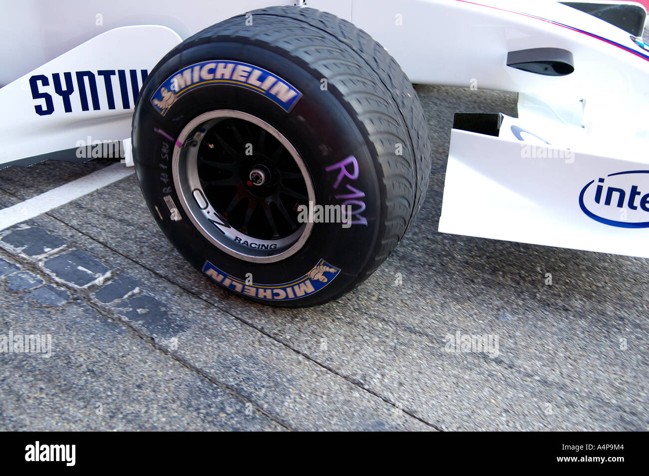 Michelin race tire Stock Photo Alamy