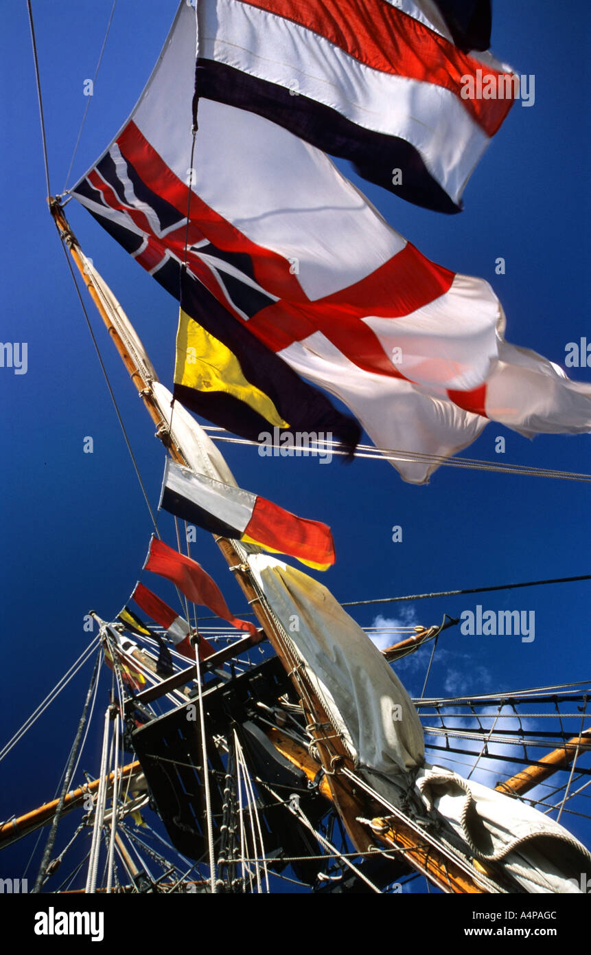 The replica sailing ship The Grand Turk, Whitby, Yorkshire, England, UK