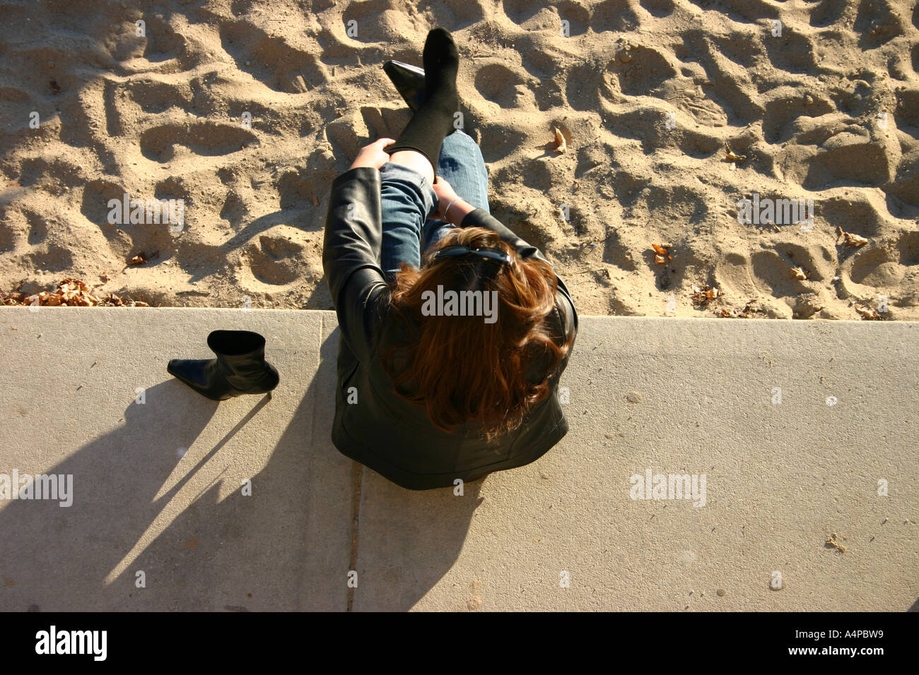 Pulling sock on hires stock photography and images Alamy