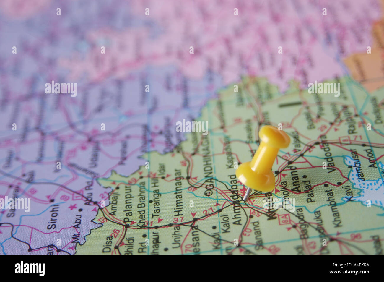 Gujarat Map High Resolution Stock Photography And Images Alamy