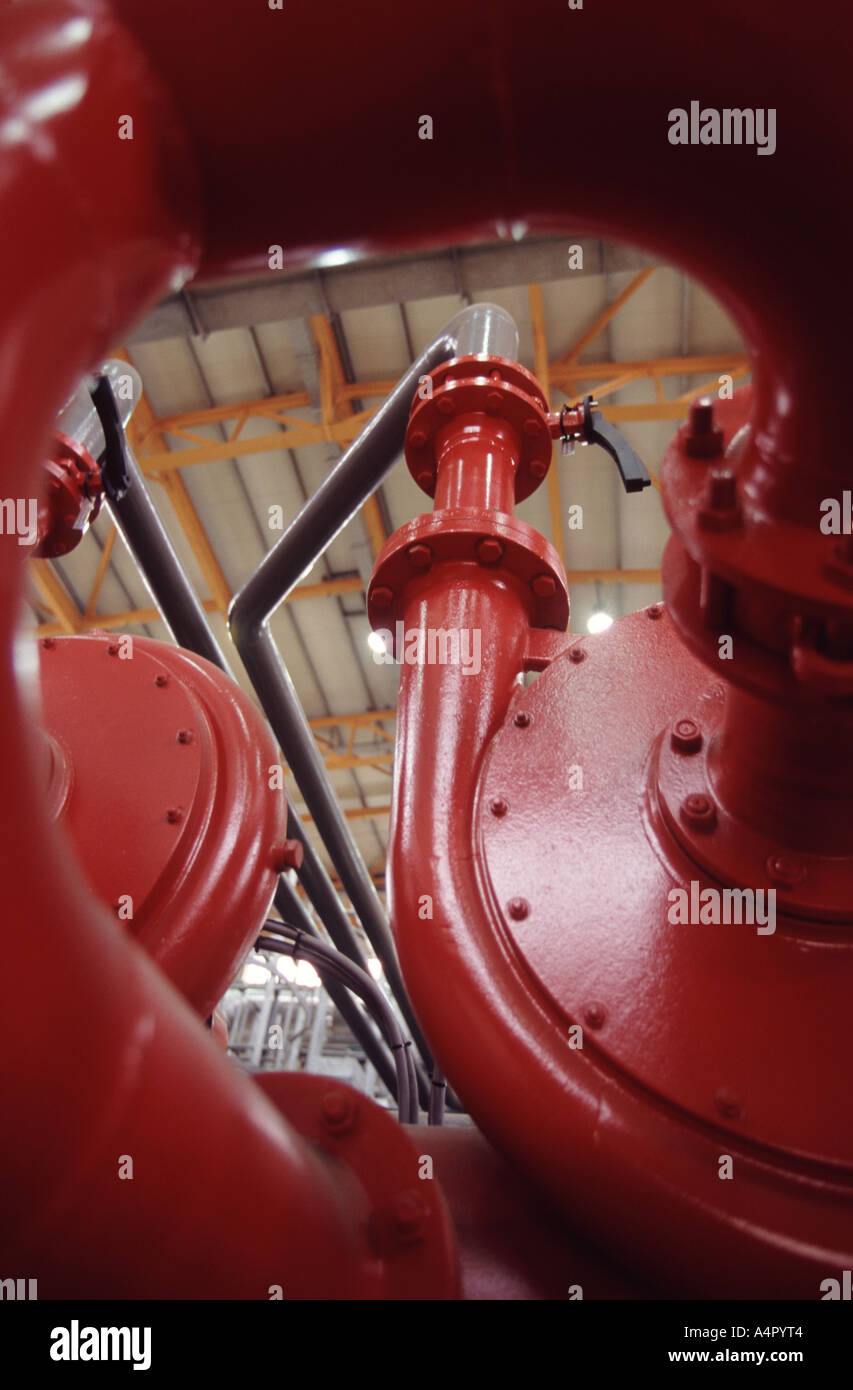 electrical power station pipeline Stock Photo - Alamy