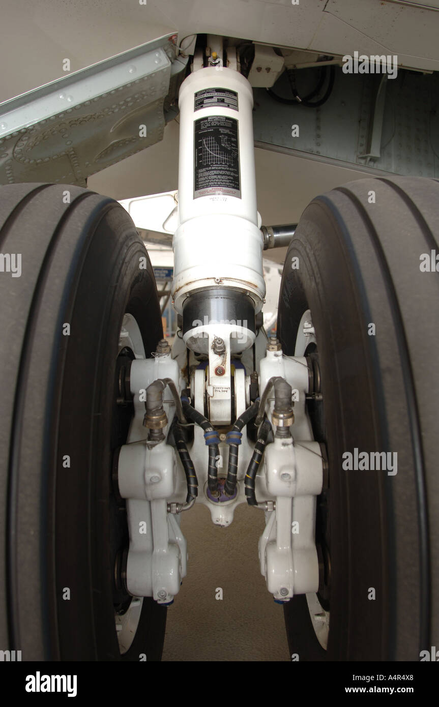 landing gear, wheels of an aircraft Stock Photo Alamy