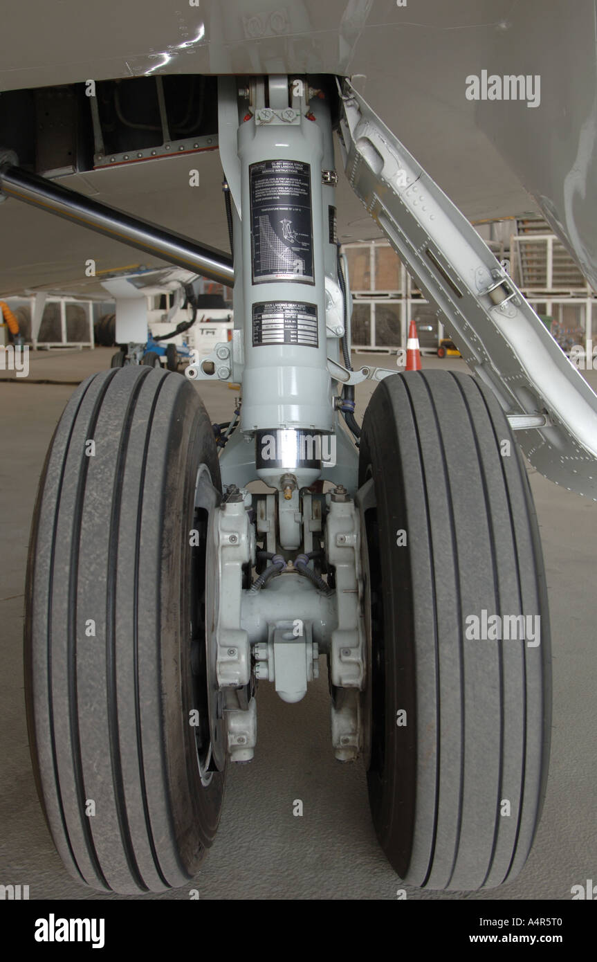 landing gear, wheels of an aircraft Stock Photo Alamy