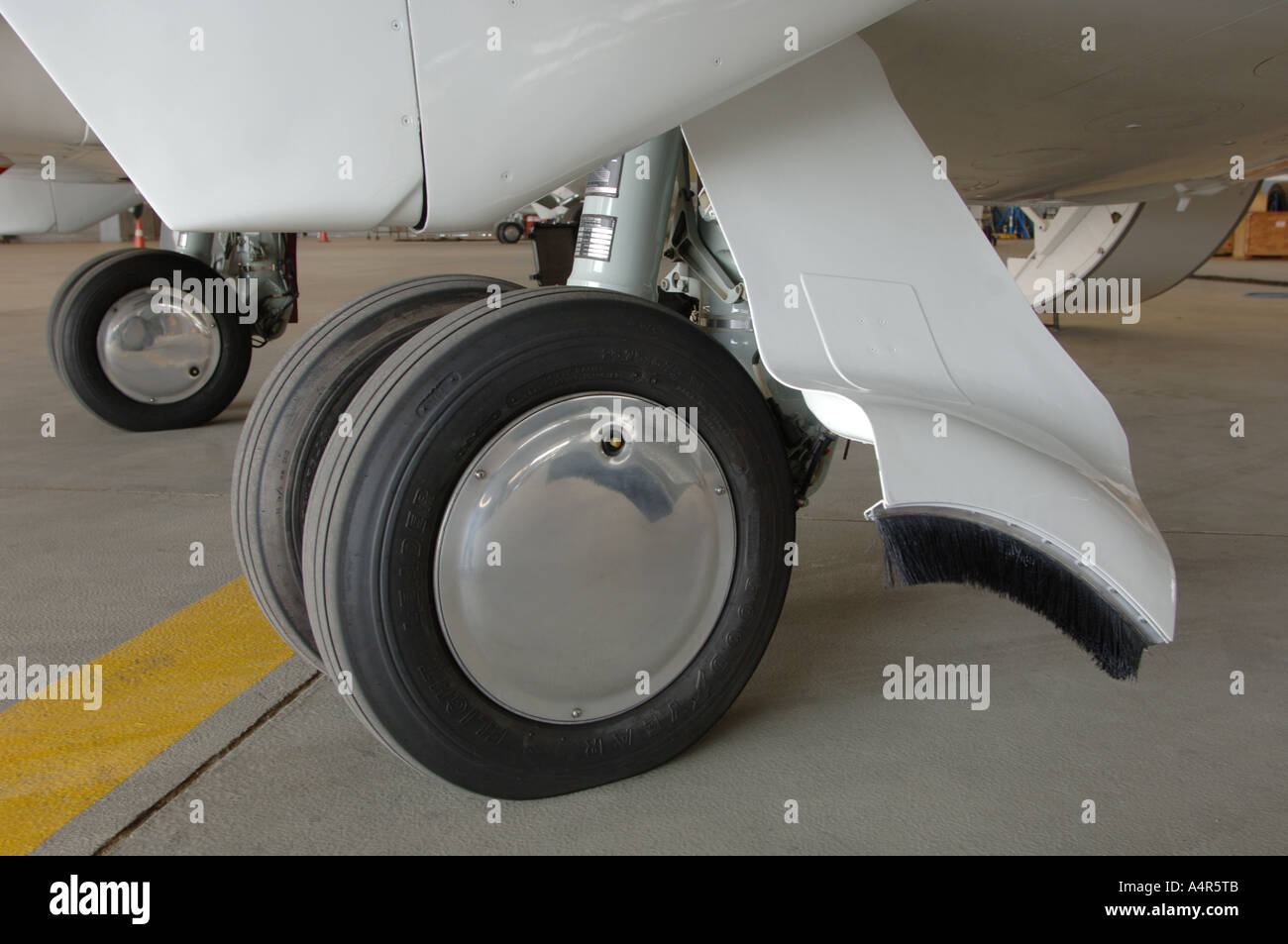landing gear, wheels of an aircraft Stock Photo Alamy