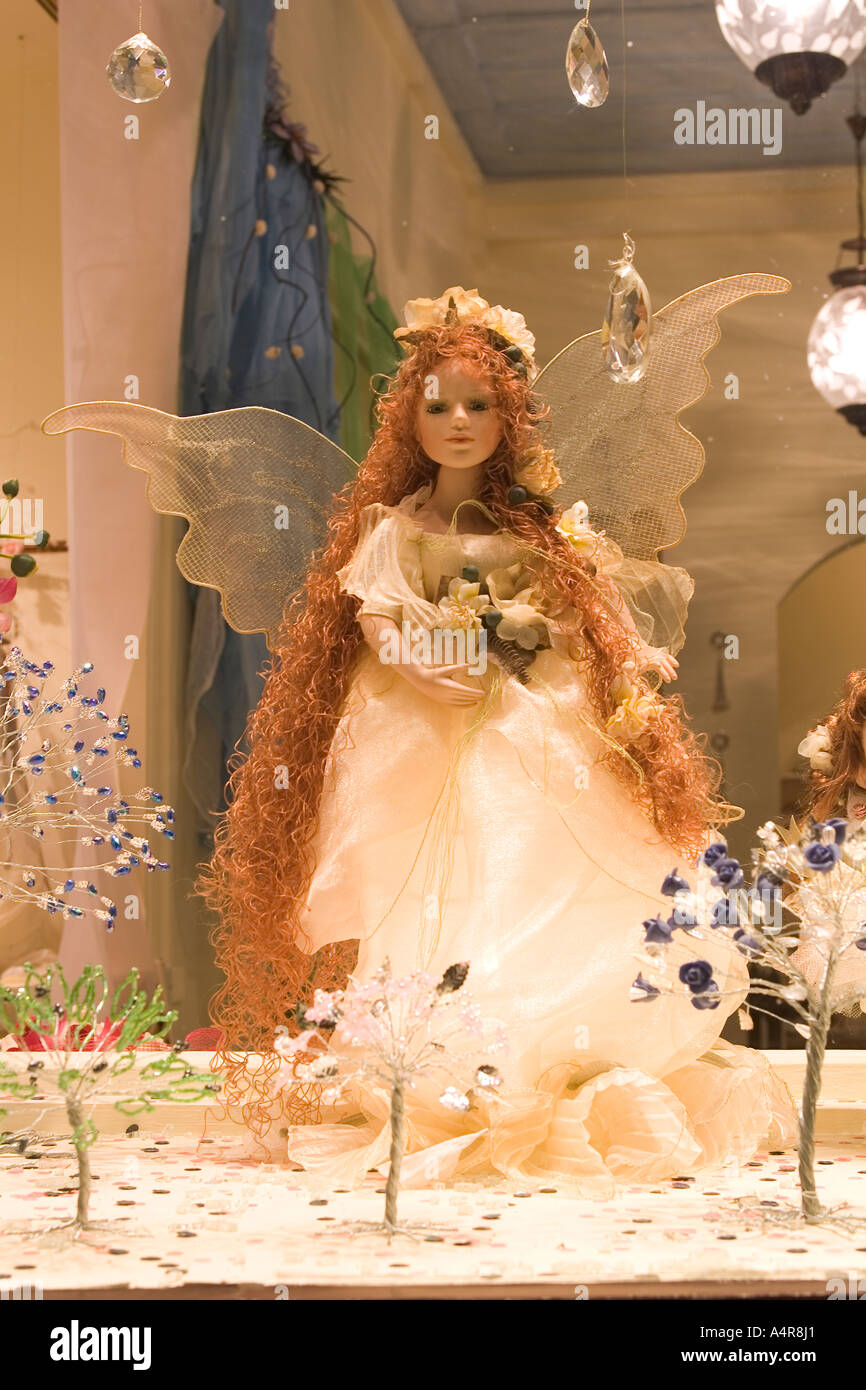 Low angle view of a fairy doll Stock Photo