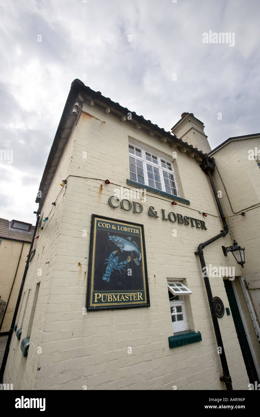 Cod and Lobster Pub at Robin Hood s Bay North Yorkshire England UK