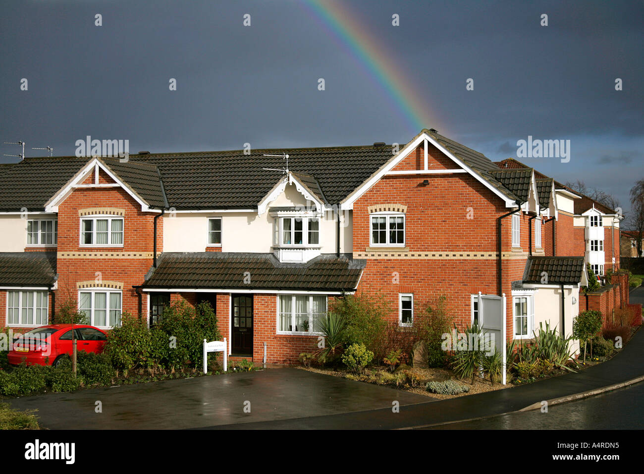 new house build from Jones Homes in Wilmslow Cheshire UK rainbow Summerfield Villages homes
