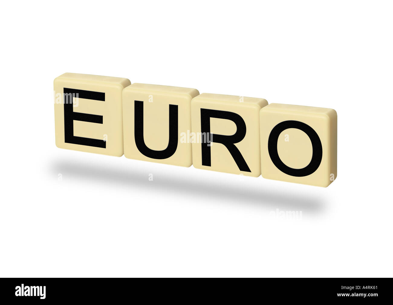 letters euro money Buchstaben Euro Stock Photo