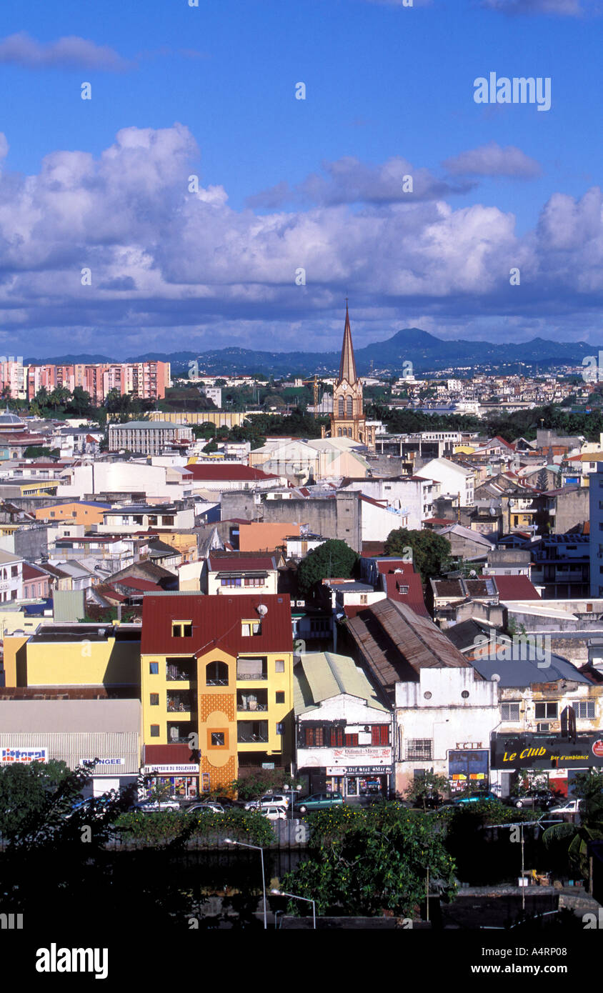 Skyline of Fort de France the Capital of Martinique Stock Photo Alamy