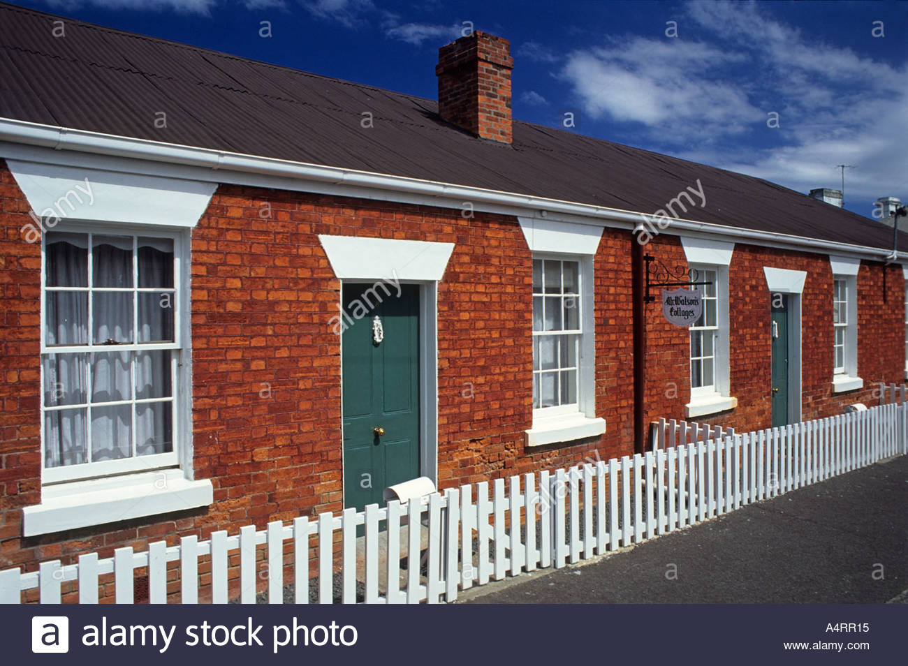 Whalers Cottages Stock Photos Whalers Cottages Stock - 