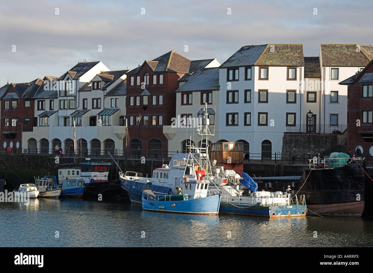Fishing boats in maryport harbour hi-res stock photography and images ...