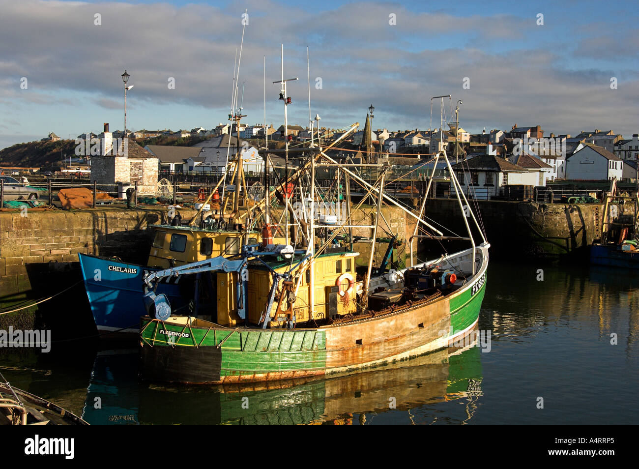 Fishing boats in maryport harbour hi-res stock photography and images ...