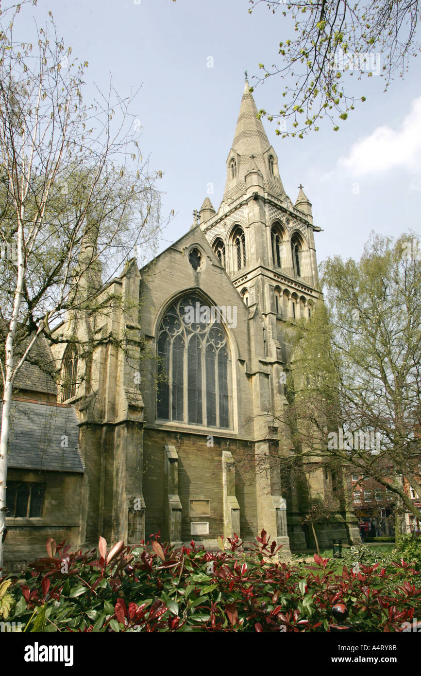 Church of Saint Andrew Rugby Warwickshire Stock Photo - Alamy