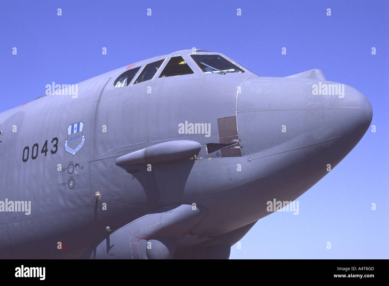 BOeing B-52H Stratofortress operated by the US Air Force Stock Photo