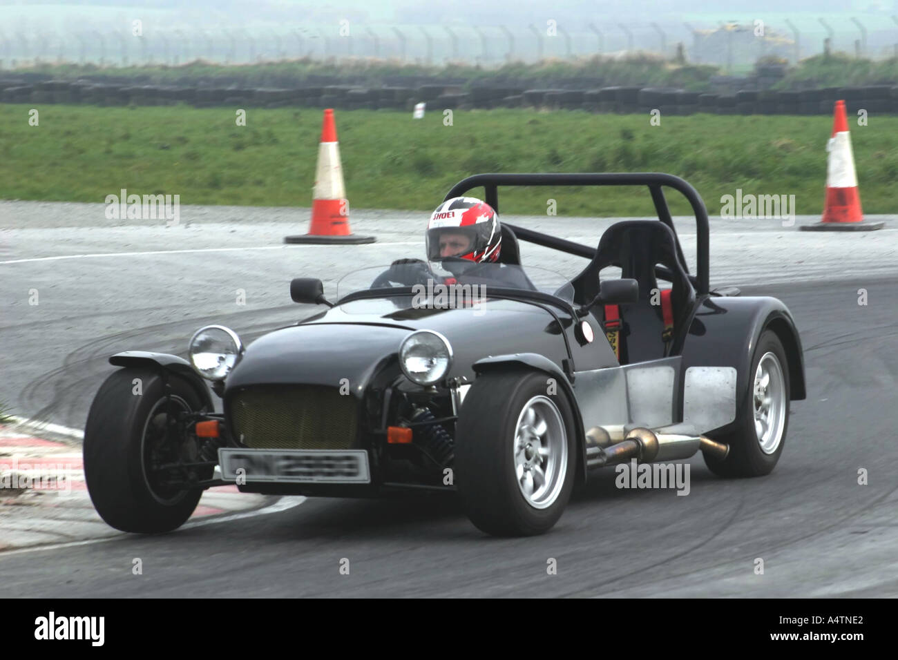 Locost kitcar at a track day at Kirkistown race circuit, Ards peninsula