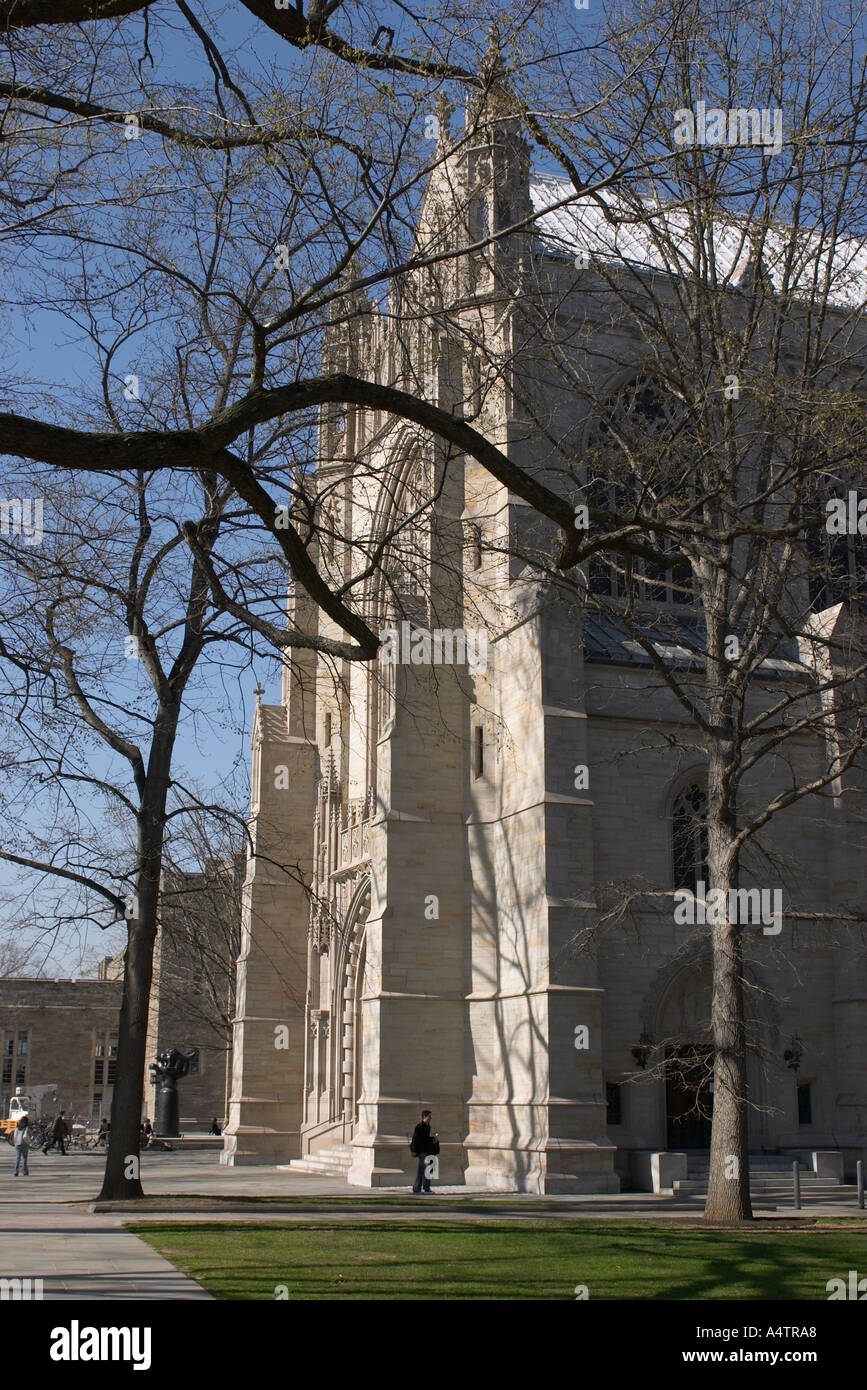 Side view of Cathedral at Princeton University Princeton NJ USA Stock Photo